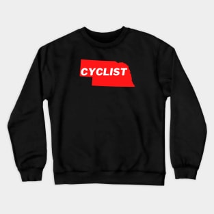 Nebraska Cyclist Shirt, Nebraska Cycling T-Shirt, Cornhusker Cyling, Nebraska Cycling, Nebraska Cyclist, Cornhusker Cyclist, Nebraska Cyclist Gift Crewneck Sweatshirt